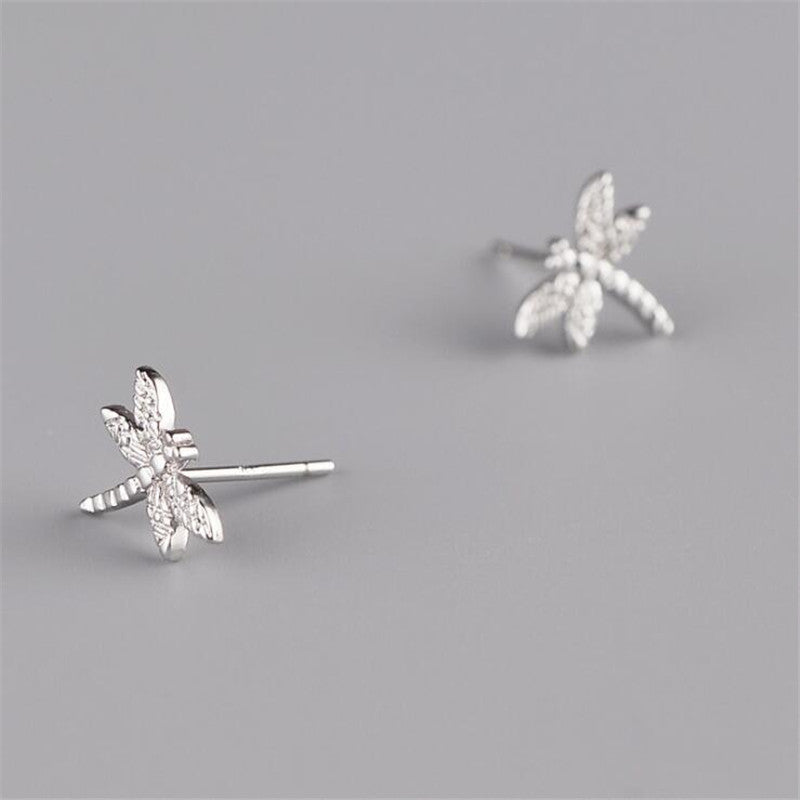Dragonfly Stud Earrings for Women Girls Fashion Earrings Piercing Jewelry
