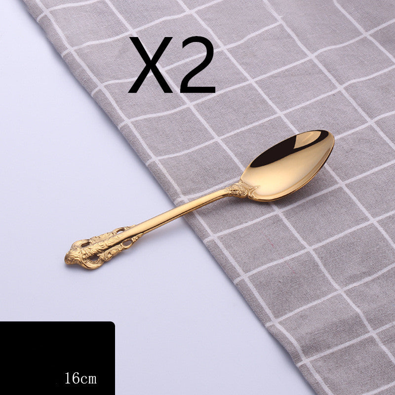 Four-piece Stainless Steel Cutlery Spoon