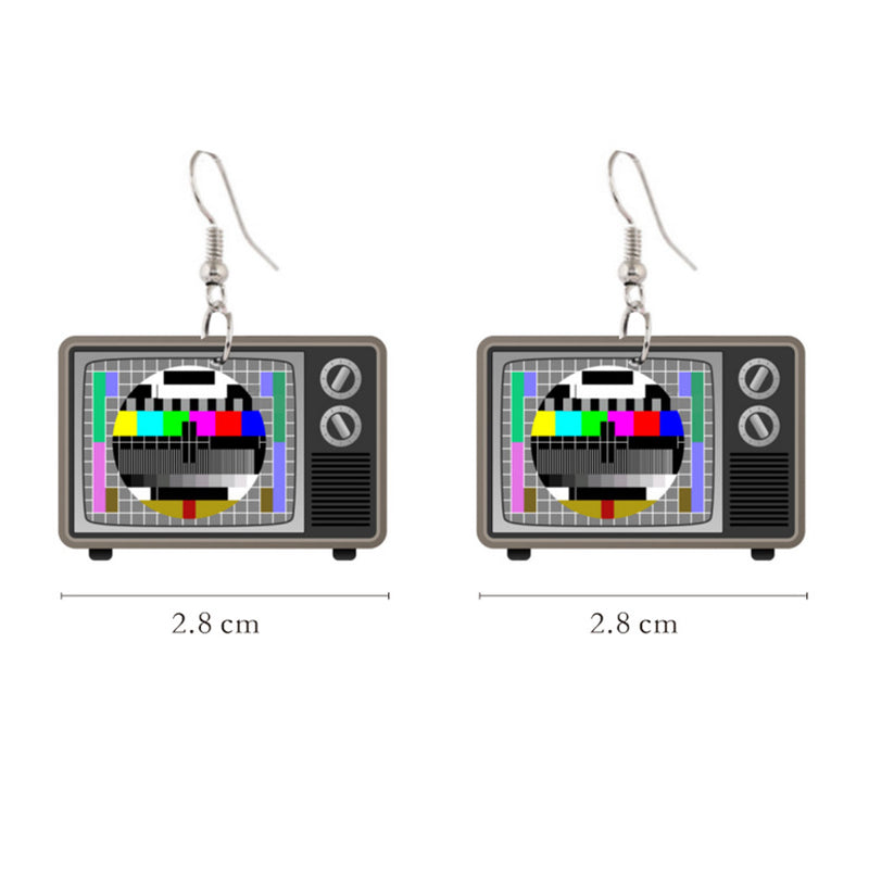 TV Design Dangle Earrings Cute Summer Earring Jewelry Gift for Her