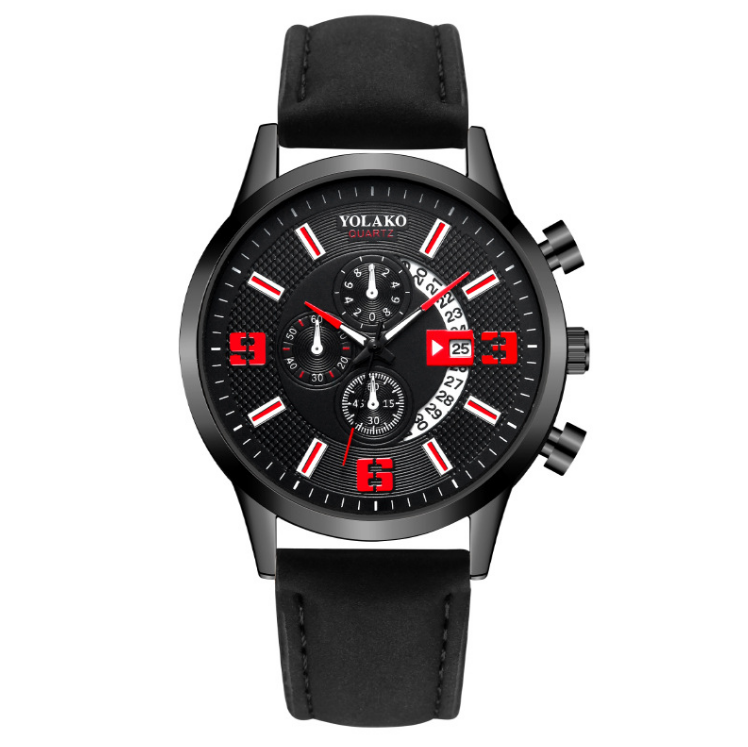 Fashion Big Digital Calendar Men's Watch