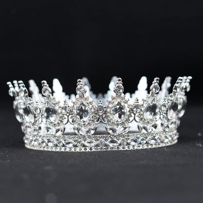 Bride Wedding Atmosphere Round Crown Tiara