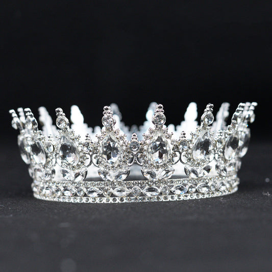 Bride Wedding Atmosphere Round Crown Tiara
