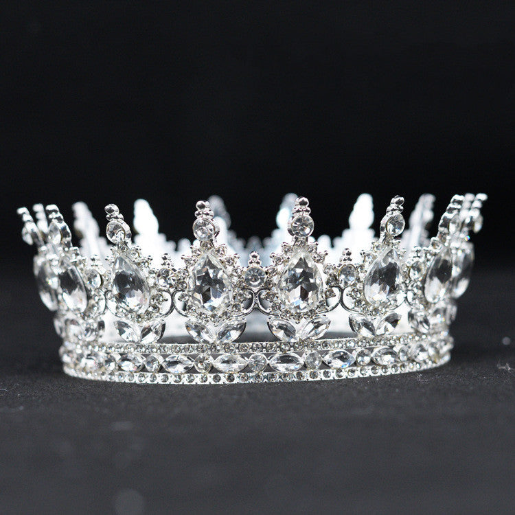 Bride Wedding Atmosphere Round Crown Tiara