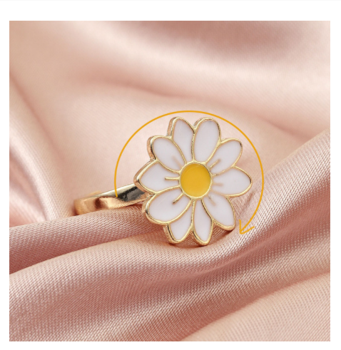 Fashion The Same Sweet Butterfly Revolving Ring