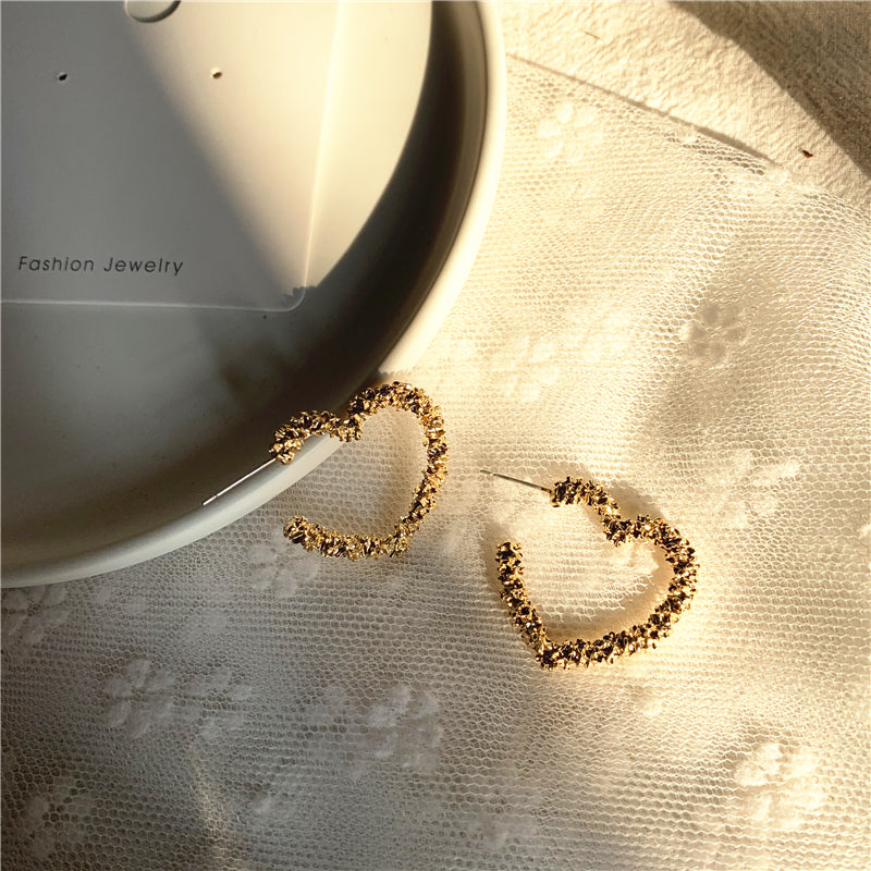 Heart Style Jewelry Fashion Dangle Earrings for Girls Party Birthday Gift