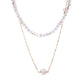 Simple Temperament Double-layer Pearl Clavicle Chain