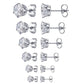 European And American Popular Crystal Zircon Earrings