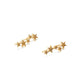 Exquisite creative five-pointed star ear bone clip earrings for girls accessories
