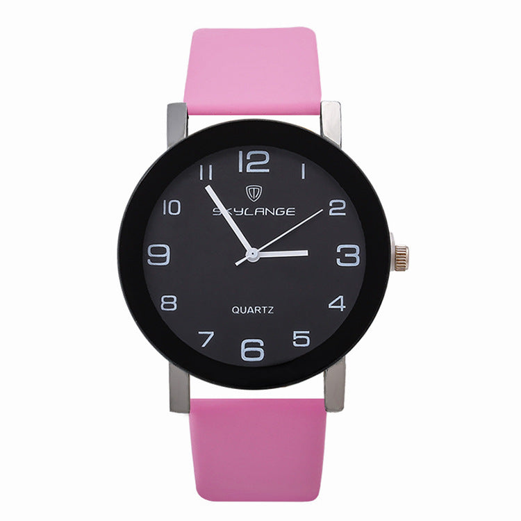 Digital Black Dial Candy Color Simple Casual Quartz Watch