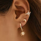 3pcs Set Sun Moon Jewelry Stud Earrings Modern Fashion Women Earrings Piercing