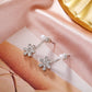 Cute Snowflake Stud Earrings Female Girl Fashion Earrings Birthday Holiday Gifts