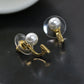 Minimalistic Imitation Pear Ear Studs Earrings Women Girls Gifts Jewelry Accessories