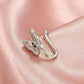 Personalized U-Shaped Diamond-Studded Butterfly European And American Non-Hole Nose Clip