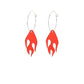 Fire Flame Earrings Dangle Gift for Her Jewelry Accessories Girls Fashion