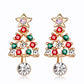 Colorful Christmas Tree Dangle Earrings Cute Summer Earring Jewelry Gift for Her