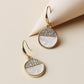 Creative Round Ear Drop Earrings Dangle Women Fashion Jewelry Gift for Her