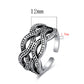 Curved Punk Personality Men's And Women's Rings