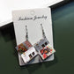 Random Magazine Ear Drop Earrings Dangle Women Fashion Jewelry Gift for Her