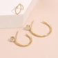 3pcs Ear Studs and Cuff Earrings Dangle Women Fashion Jewelry Jewellery