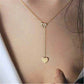Simple Handmade Copper Love Temperament Pendant Adjustable Fashion Necklace