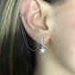 Moon Star Ear Stud Ear Cuff Earrings Cute Dangle Earrings Women Jewelry Gift for Her