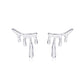 Metallic Drip Stud Earrings Female Girl Fashion Earrings Birthday Holiday Gifts