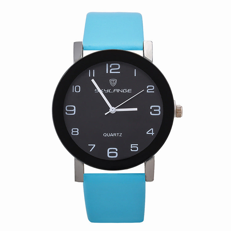 Digital Black Dial Candy Color Simple Casual Quartz Watch