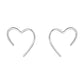 Heart-shaped Open Heart Stud Earrings Dangle Women Fashion Jewelry Jewellery