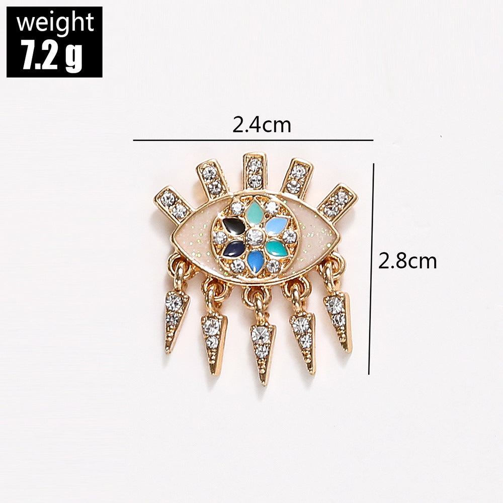 1pc Eye Stud Earring for Women Girls Fashion Earrings Piercing Jewelry