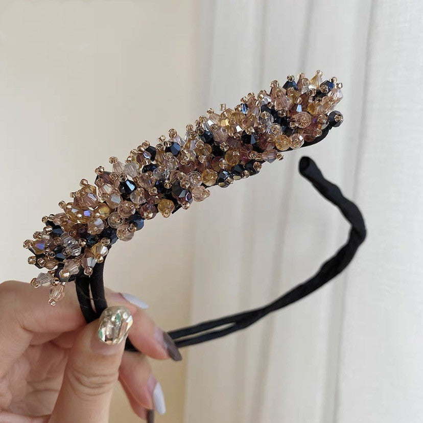 Xiaoxiangfeng Ball Head Pearl Flower Crystal Hair Set