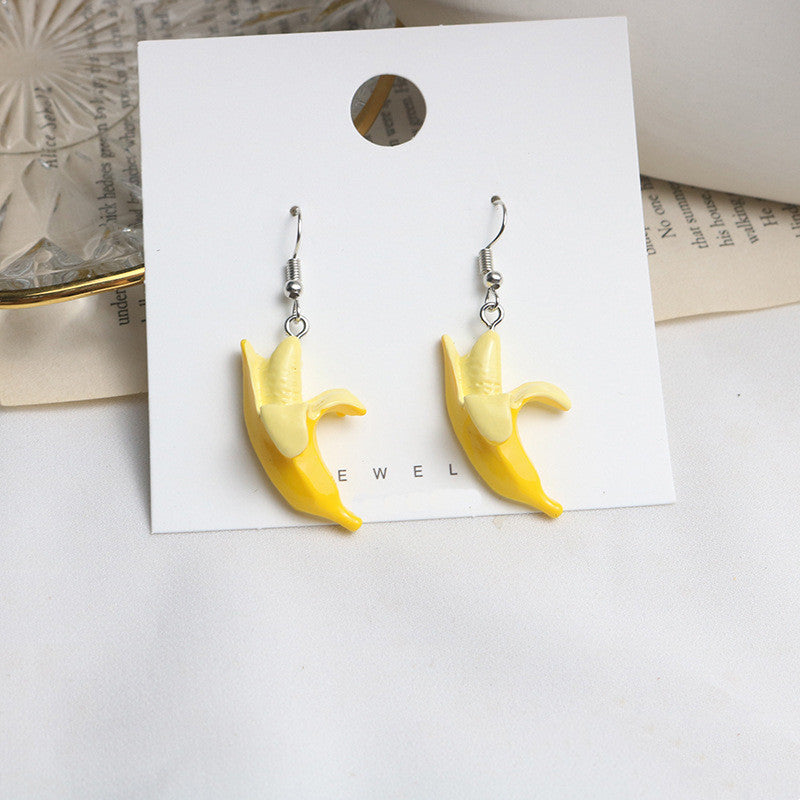 Bananas Pendant Gift Earrings Dangle Women Fashion Jewelry Jewellery
