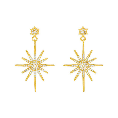 Star Lights Drop Earrings Cute Dangle Earrings Women Jewelry Gift for Her