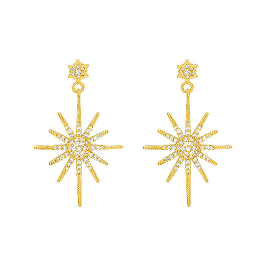 Star Lights Drop Earrings Cute Dangle Earrings Women Jewelry Gift for Her