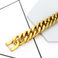 Titanium steel double buckle bracelet