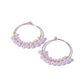Imitation Pearl Hoop Earring Women Jewelry Mom Gift Everyday Wear Earrings