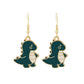 Cartoon Dinosaur Jewelry Fashion Dangle Earrings for Girls Party Birthday Gift