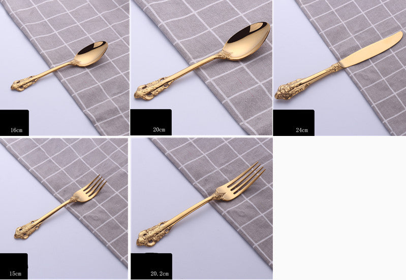 Four-piece Stainless Steel Cutlery Spoon