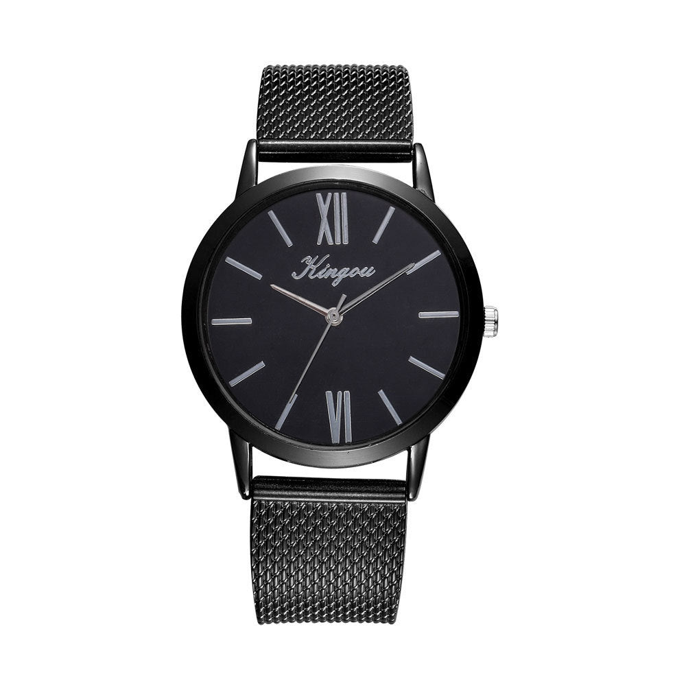 Fashion Simple Ladies Mesh Strap Quartz Watch