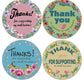 500 Thank You Stickers 1” Label Small Business Thank You envelope seals Sticker