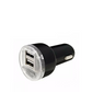 Dual USB Car Charger Adapter For iPhone Android Samsung kindle LG HTC Dual USB 2.1A Car Charger Adapter Black Cigarette Lighter DC Power Adapter Car USB Charger