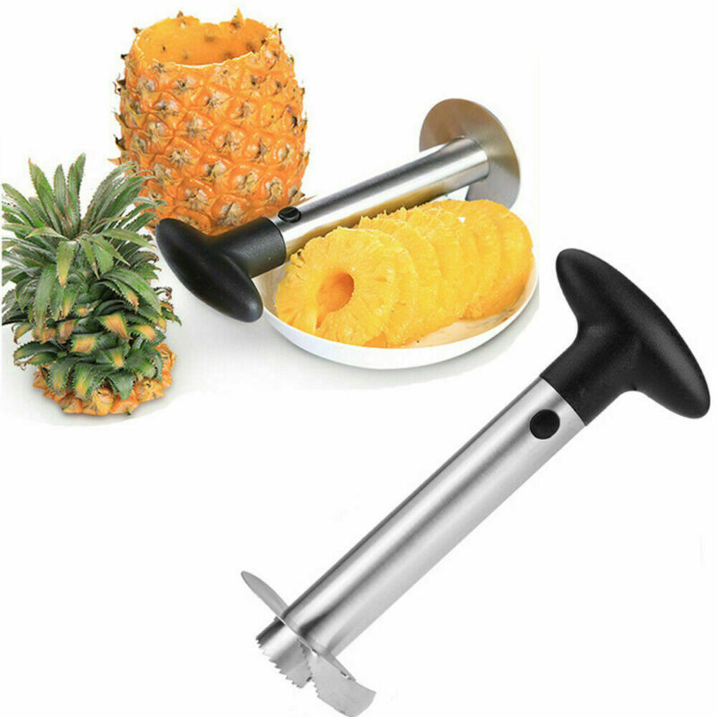 Pineapple Slicer Stainless Steel Cutter Kitchen Fruit Corer Peeler Remover 1pc