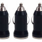 3 Pack USB Car Charger Adapter USB Car Cigarette Lighter DC Power Charger Adapter Charge for Apple iPhone /Samsung Galaxy / LG (Black)