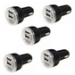 5 Pack Car Charger Adapter, Dual USB Car Phone Charger, Dual USB Port Car Charger Adapter for iPhone 14 13 12 11 Pro Max Mini X XR XS 8 Plus, iPad Pro/Air 2/Mini, Note 5/4, LG, Nexus, HTC and More